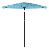 Parasol met stalen paal 268x268x226 cm blauw - AllerleiShop