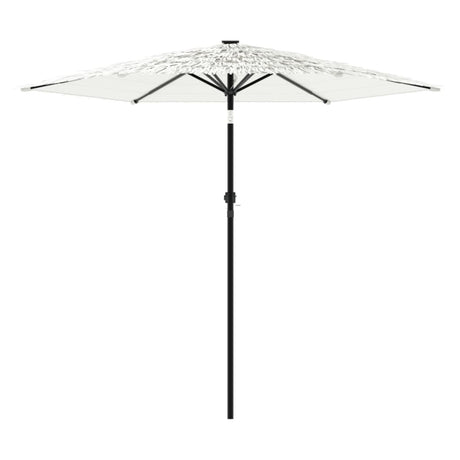 Parasol met stalen paal 268x268x226 cm wit - AllerleiShop