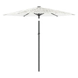 Parasol met stalen paal 268x268x226 cm wit - AllerleiShop