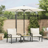 Parasol met stalen paal 268x268x226 cm wit - AllerleiShop