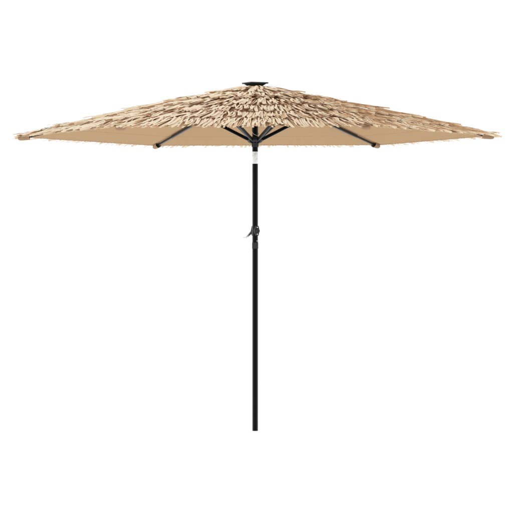 Parasol met stalen paal 288x288x225 cm bruin - AllerleiShop