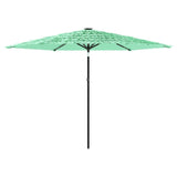 Parasol met stalen paal 288x288x225 cm groen - AllerleiShop