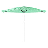 Parasol met stalen paal 288x288x225 cm groen - AllerleiShop