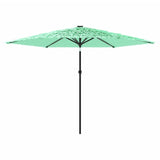 Parasol met stalen paal 288x288x225 cm groen - AllerleiShop