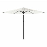 Parasol met stalen paal 288x288x225 cm wit - AllerleiShop