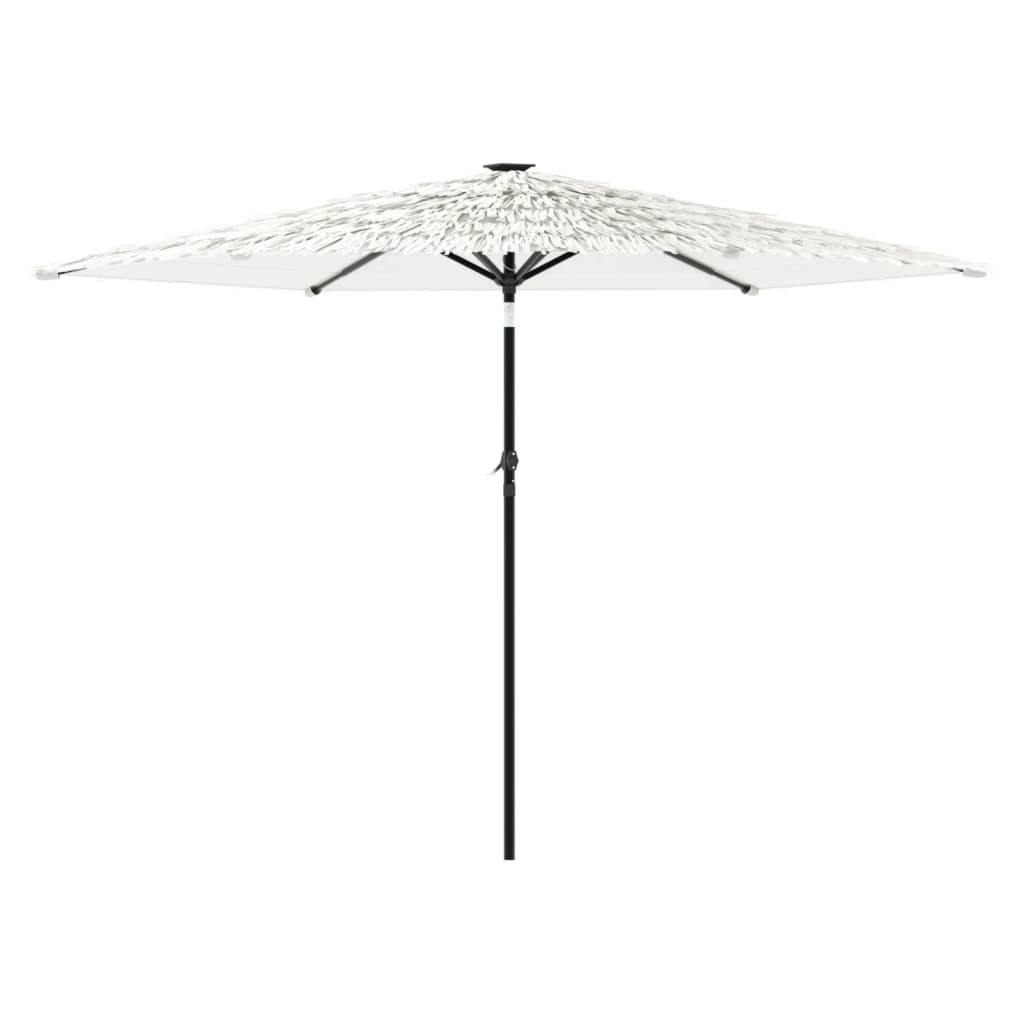 Parasol met stalen paal 288x288x225 cm wit - AllerleiShop