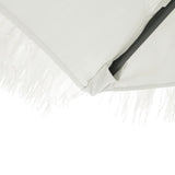 Parasol met stalen paal 288x288x225 cm wit - AllerleiShop