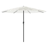 Parasol met stalen paal 324x324x247 cm wit - AllerleiShop