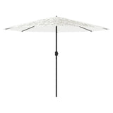 Parasol met stalen paal 324x324x247 cm wit - AllerleiShop