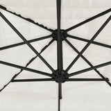 Parasol met stalen paal 324x324x247 cm wit - AllerleiShop