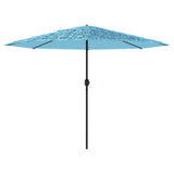 Parasol met stalen paal 388x388x248 cm blauw - AllerleiShop