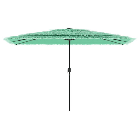 Parasol met stalen paal 388x388x248 cm groen - AllerleiShop