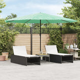 Parasol met stalen paal 388x388x248 cm groen - AllerleiShop