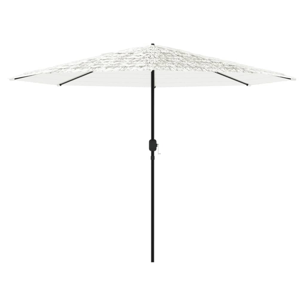 Parasol met stalen paal 388x388x248 cm wit - AllerleiShop