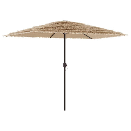 Parasol met LED's en stalen paal 300x200x250 cm bruin - AllerleiShop