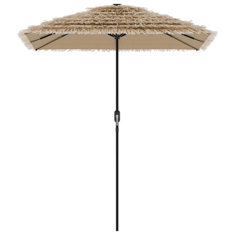 Parasol met LED's en stalen paal 300x200x250 cm bruin - AllerleiShop