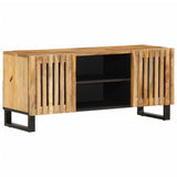 Tv-meubel 105x34x46 cm massief ruw mangohout - AllerleiShop