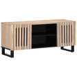 Tv-meubel 105x34x46 cm massief mangohout wit - AllerleiShop