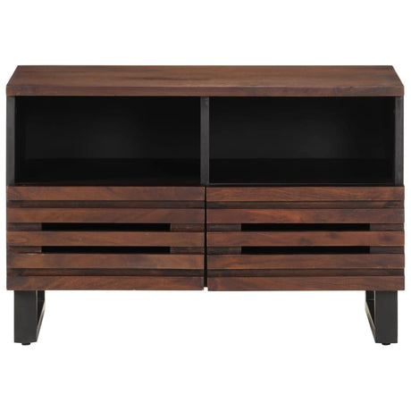 Tv-meubel 70x34x46 cm massief mangohout bruin - AllerleiShop