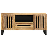 Tv-meubel 100x34x46 cm massief ruw mangohout - AllerleiShop