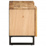 Tv-meubel 100x34x46 cm massief ruw mangohout - AllerleiShop