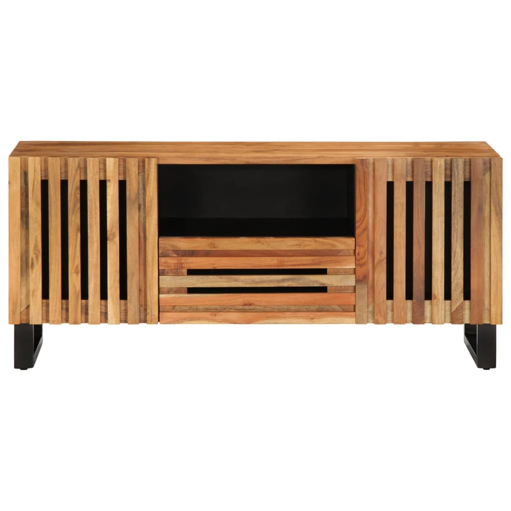 Tv-meubel 100x34x46 cm massief acaciahout - AllerleiShop