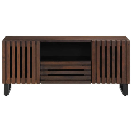 Tv-meubel 100x34x46 cm massief mangohout bruin - AllerleiShop