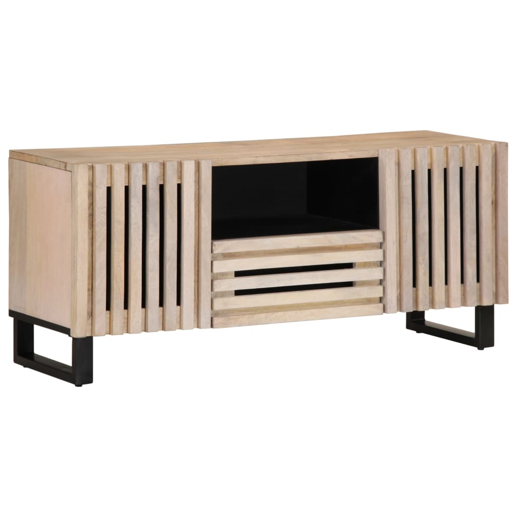 Tv-meubel 100x34x46 cm massief mangohout - AllerleiShop