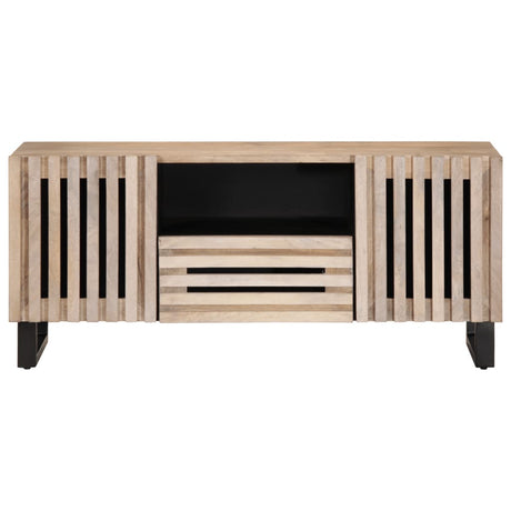 Tv-meubel 100x34x46 cm massief mangohout - AllerleiShop