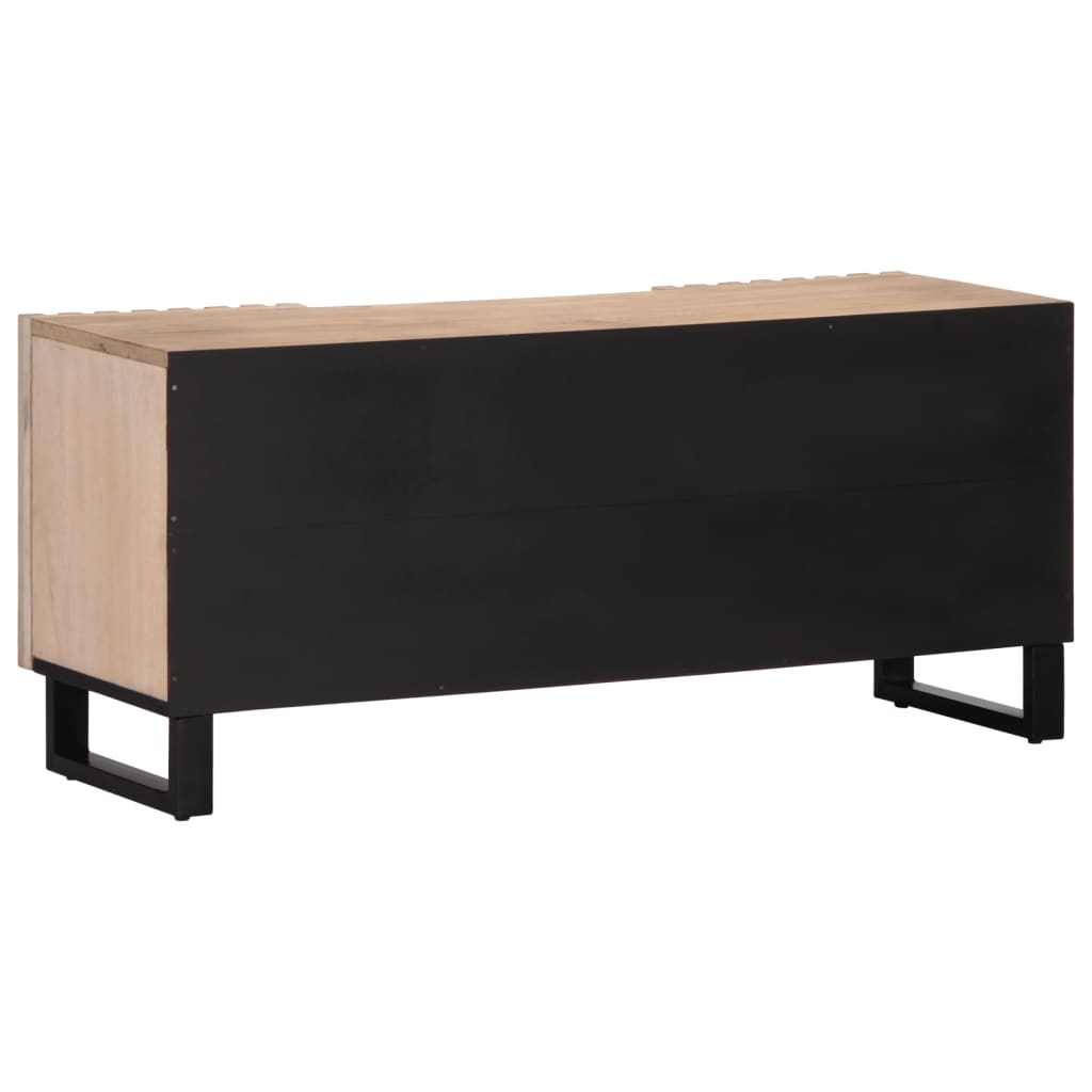 Tv-meubel 100x34x46 cm massief mangohout - AllerleiShop