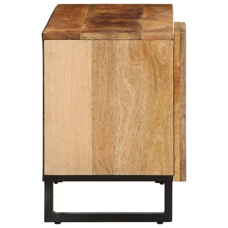 Tv-meubel 80x34x46 cm massief ruw mangohout - AllerleiShop