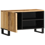 Tv-meubel 80x34x46 cm massief ruw mangohout - AllerleiShop