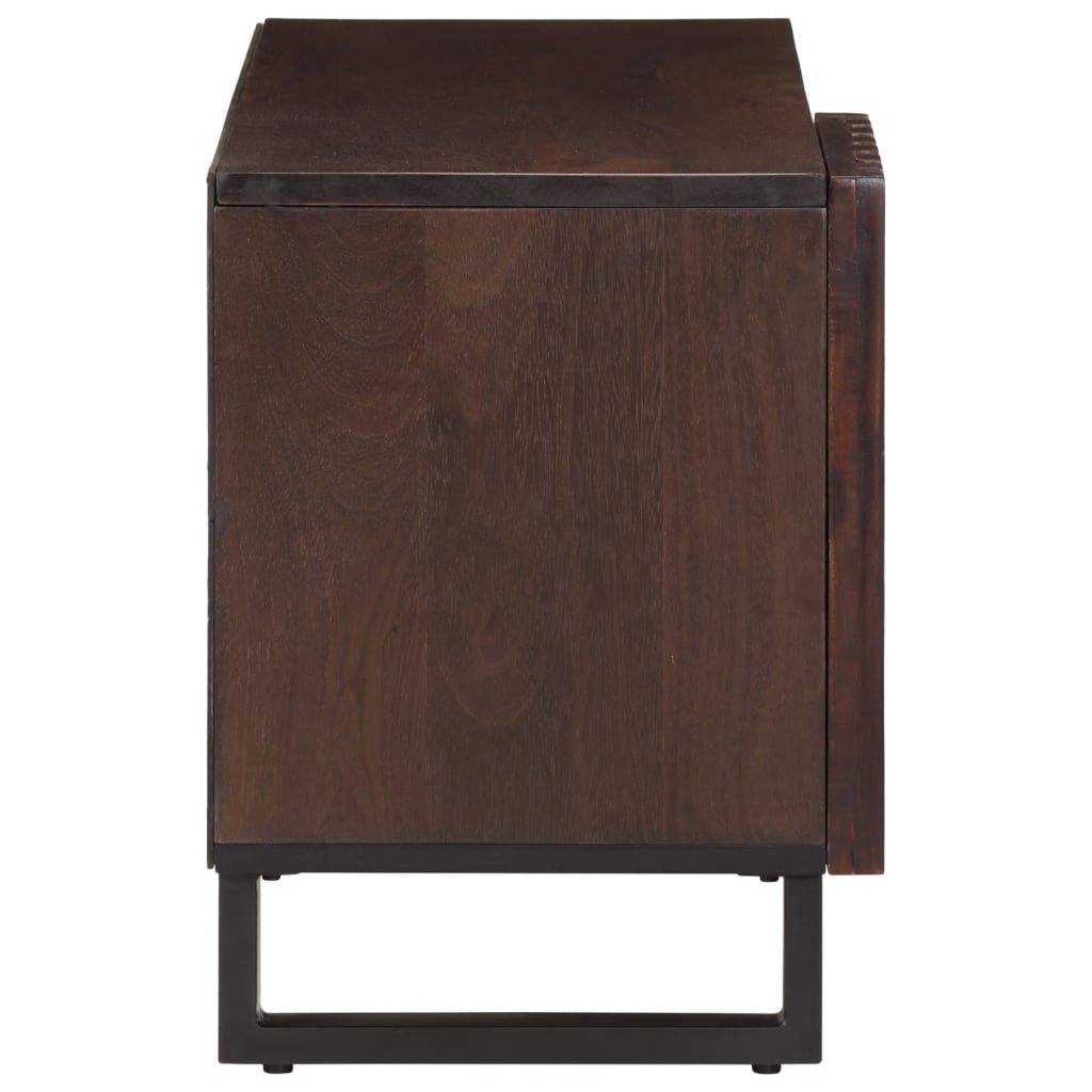 Tv-meubel 80x34x46 cm massief mangohout bruin - AllerleiShop