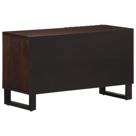 Tv-meubel 80x34x46 cm massief mangohout bruin - AllerleiShop