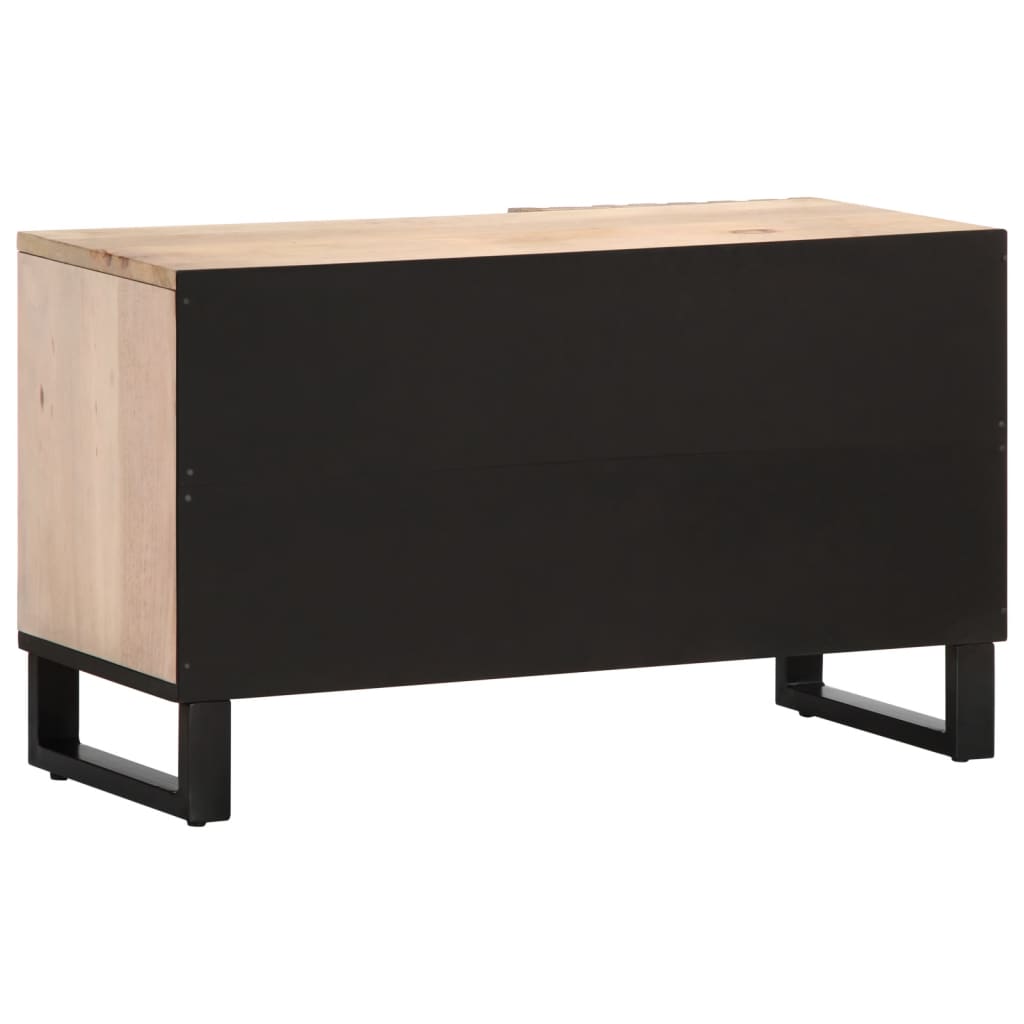 Tv-meubel 80x34x46 cm massief mangohout - AllerleiShop