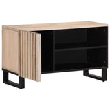 Tv-meubel 80x34x46 cm massief mangohout - AllerleiShop