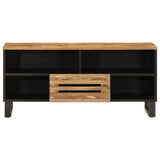 Tv-meubel 100x34x46 cm massief ruw mangohout - AllerleiShop