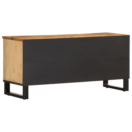 Tv-meubel 100x34x46 cm massief ruw mangohout - AllerleiShop