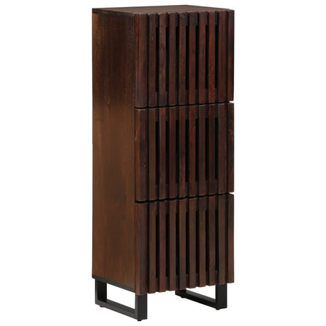 Hoge kast 40x34x110 cm massief mangohout bruin - AllerleiShop