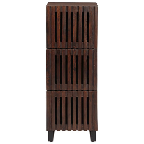 Hoge kast 40x34x110 cm massief mangohout bruin - AllerleiShop