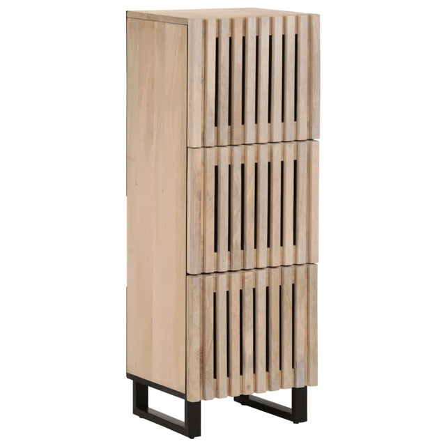 Hoge kast 40x34x110 cm massief mangohout - AllerleiShop