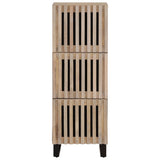 Hoge kast 40x34x110 cm massief mangohout - AllerleiShop