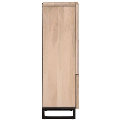 Hoge kast 40x34x110 cm massief mangohout - AllerleiShop