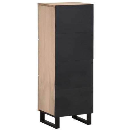 Hoge kast 40x34x110 cm massief mangohout - AllerleiShop