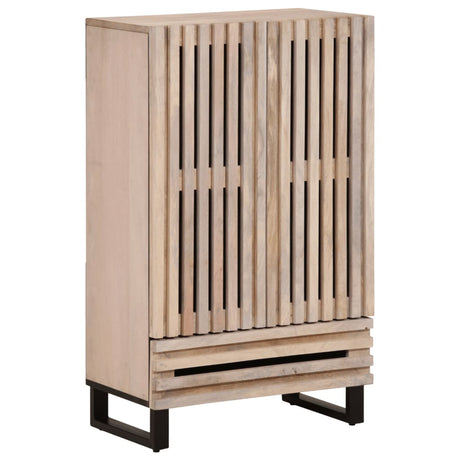 Hoge kast 60x34x100 cm massief mangohout - AllerleiShop