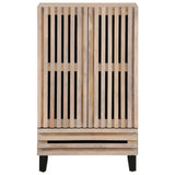 Hoge kast 60x34x100 cm massief mangohout - AllerleiShop