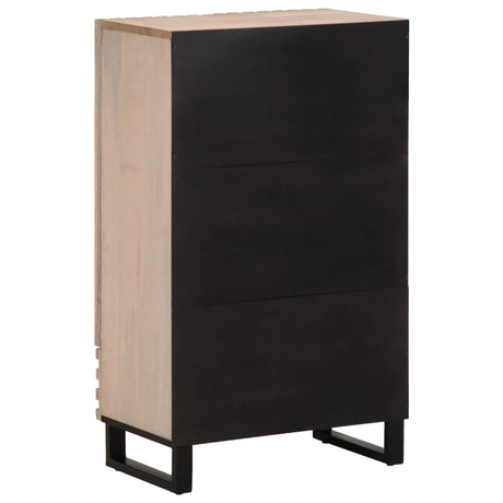 Hoge kast 60x34x100 cm massief mangohout - AllerleiShop