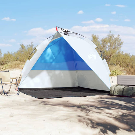 Strandtent waterdicht snelontgrendeling azuurblauw - AllerleiShop