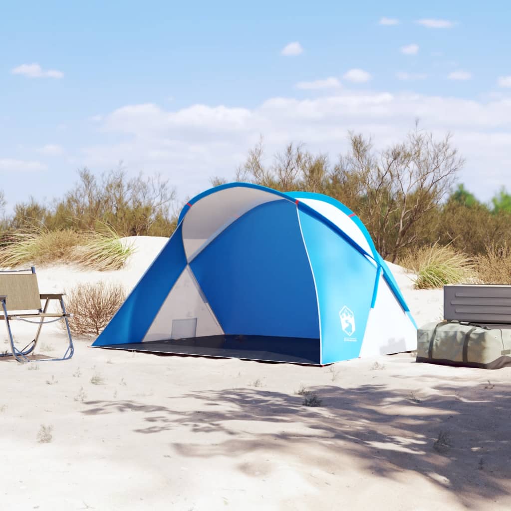 Strandtent 2-persoons pop-up waterdicht azuurblauw - AllerleiShop