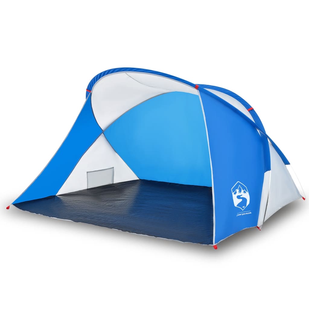 Strandtent 2-persoons pop-up waterdicht azuurblauw - AllerleiShop